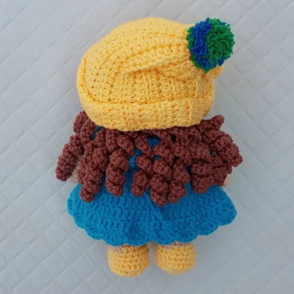 Boneca Amigurumi Joaquina (Mini Mim Criança)