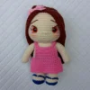 Boneca Amigurumi Juju Oriental (Mini Mim Criança)