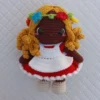 Boneca Amigurumi Larissa (Mini Mim Criança)