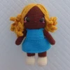 Boneca Amigurumi Larissa (Mini Mim Criança)