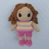 Boneca Amigurumi Sophia (Mini Mim Criança)