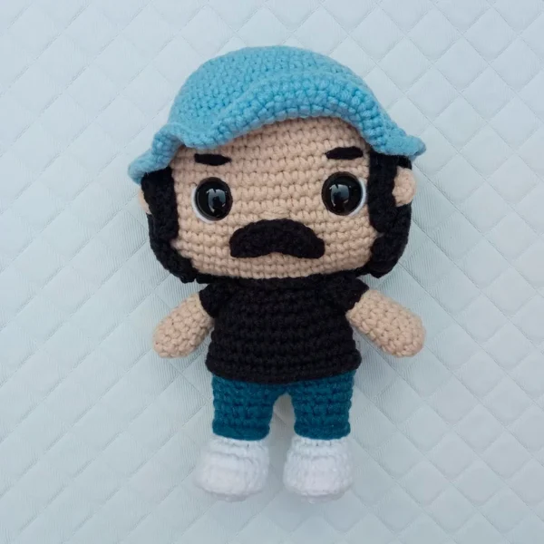 Boneco Amigurumi Vila Pop Seu Madruga