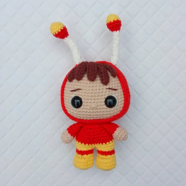 Boneco Amigurumi Vila Pop Chapolin Colorado