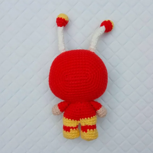 Boneco Amigurumi Vila Pop Chapolin Colorado